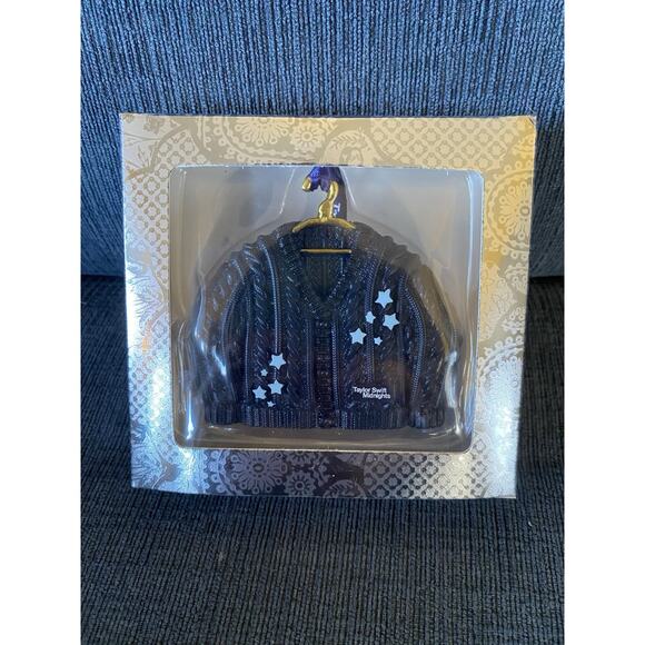 SHIPS 24 Hrs ALL 5 TAYLOR SWIFT CARDIGAN ORNAMENTS Fearless Red TTPD Midnights - Picture 7 of 7